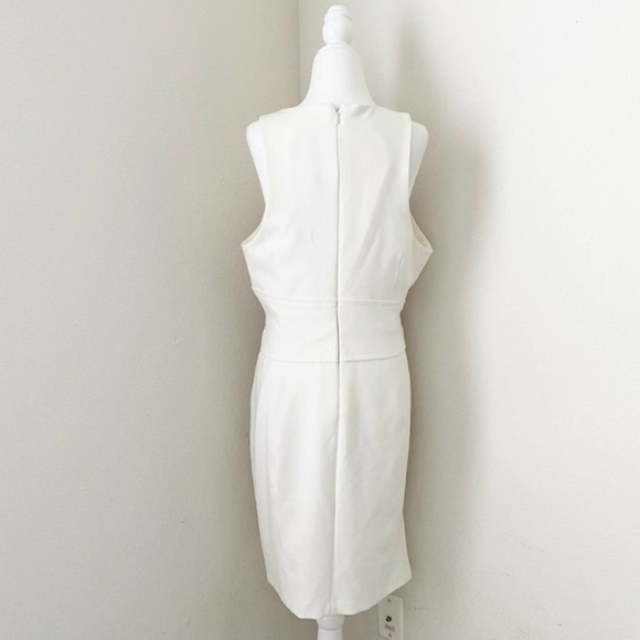 cinq a sept - NWT cassaleigh dress waist tie wrap sleeveless mini dressy ivory - Picture 6 of 10
